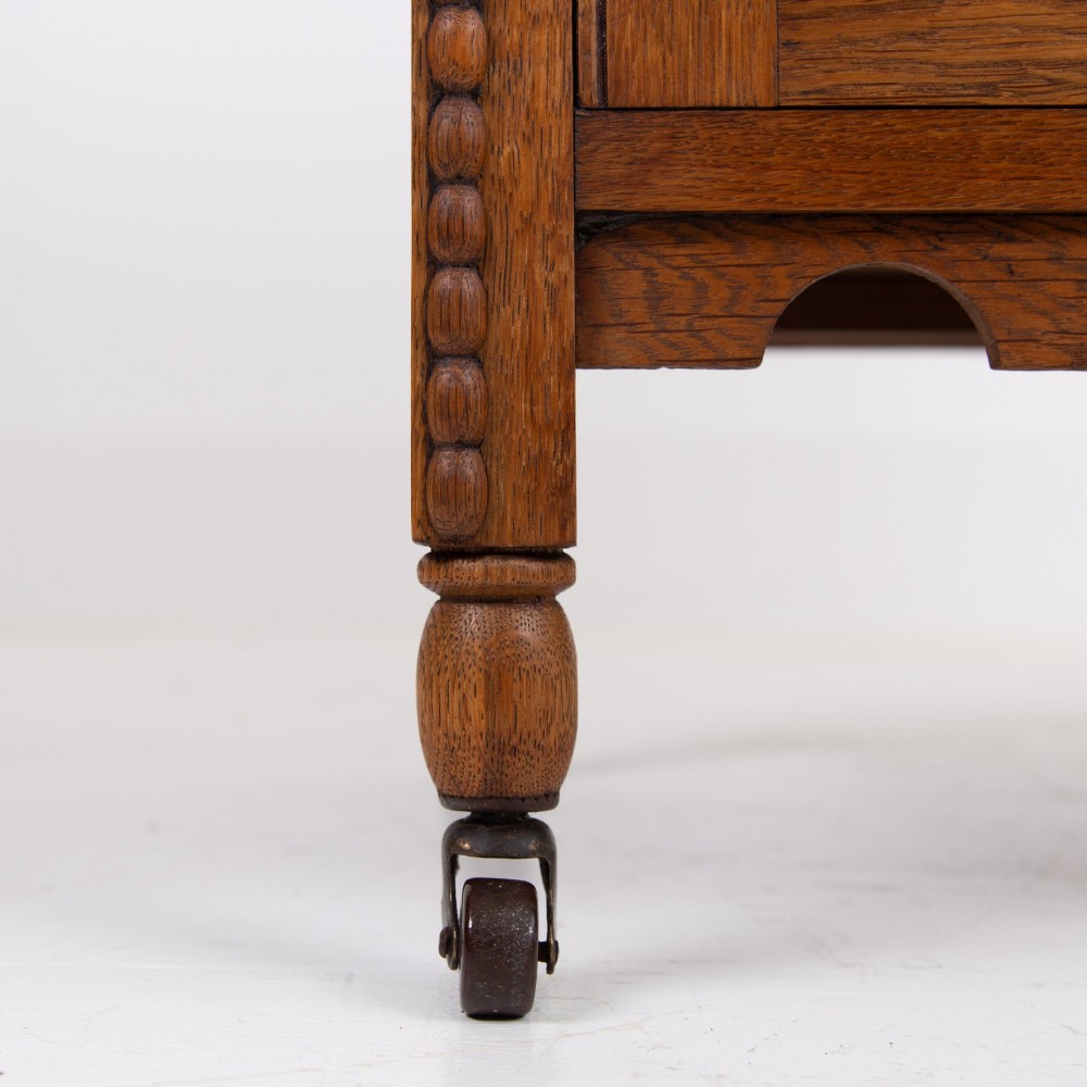 A Charming Oak Cabinet With Drawers C1910 View X