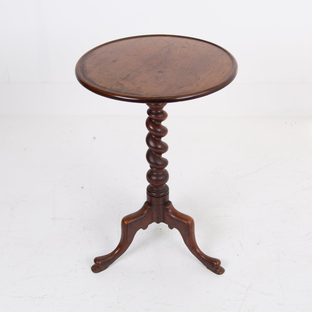 English 19th Century Tripod Side Table View II