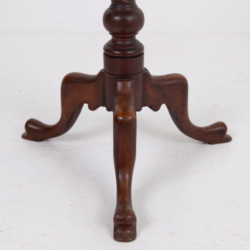 English 19th Century Tripod Side Table View VII