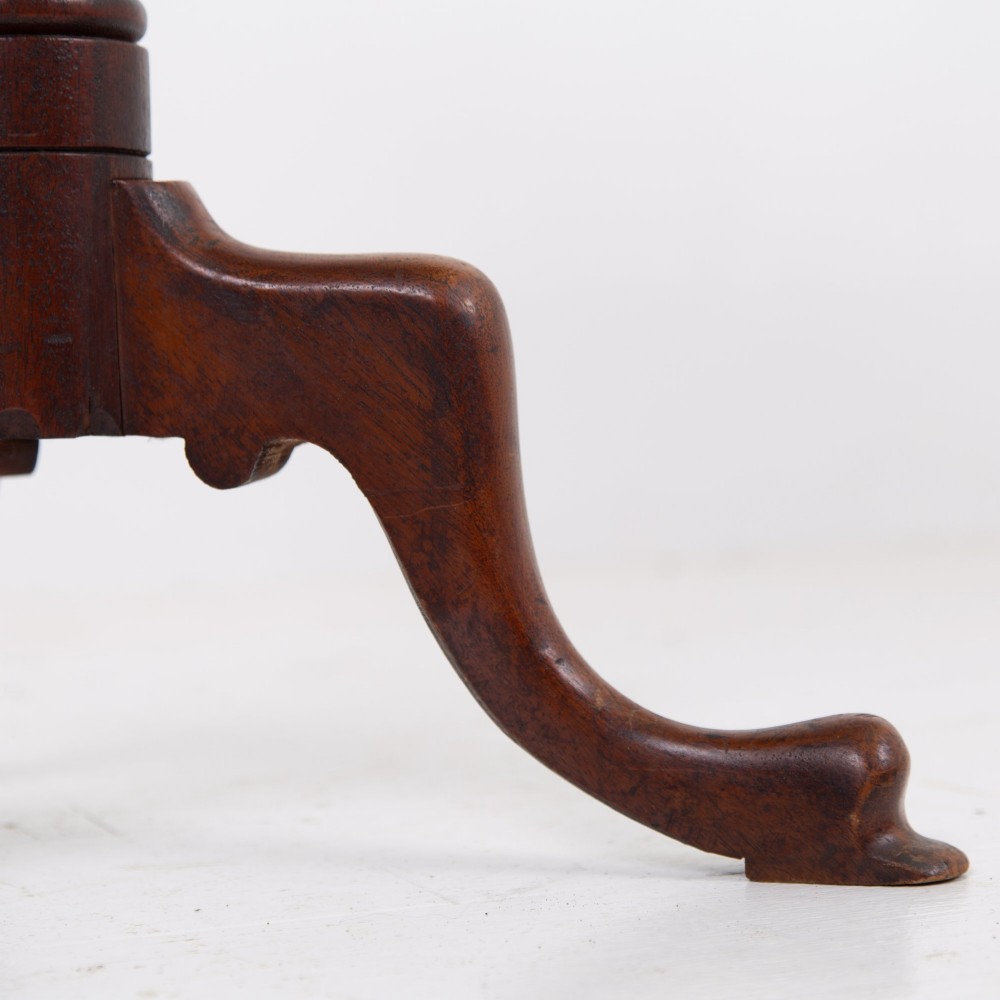 English 19th Century Tripod Side Table View VIII