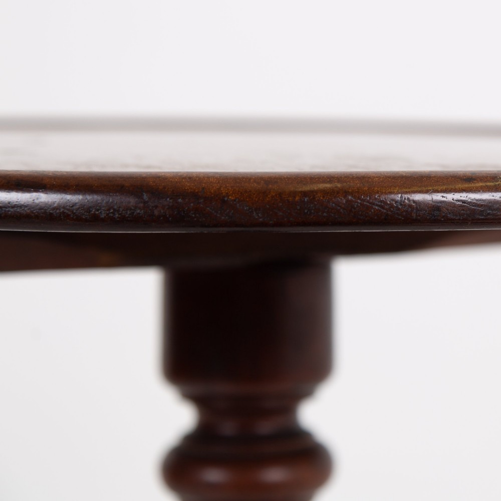 English 19th Century Tripod Side Table View IX