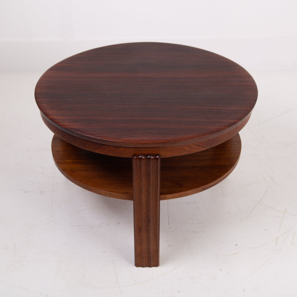Rare Art Deco Gordon Russell Rosewood Side Coffee Table C1930