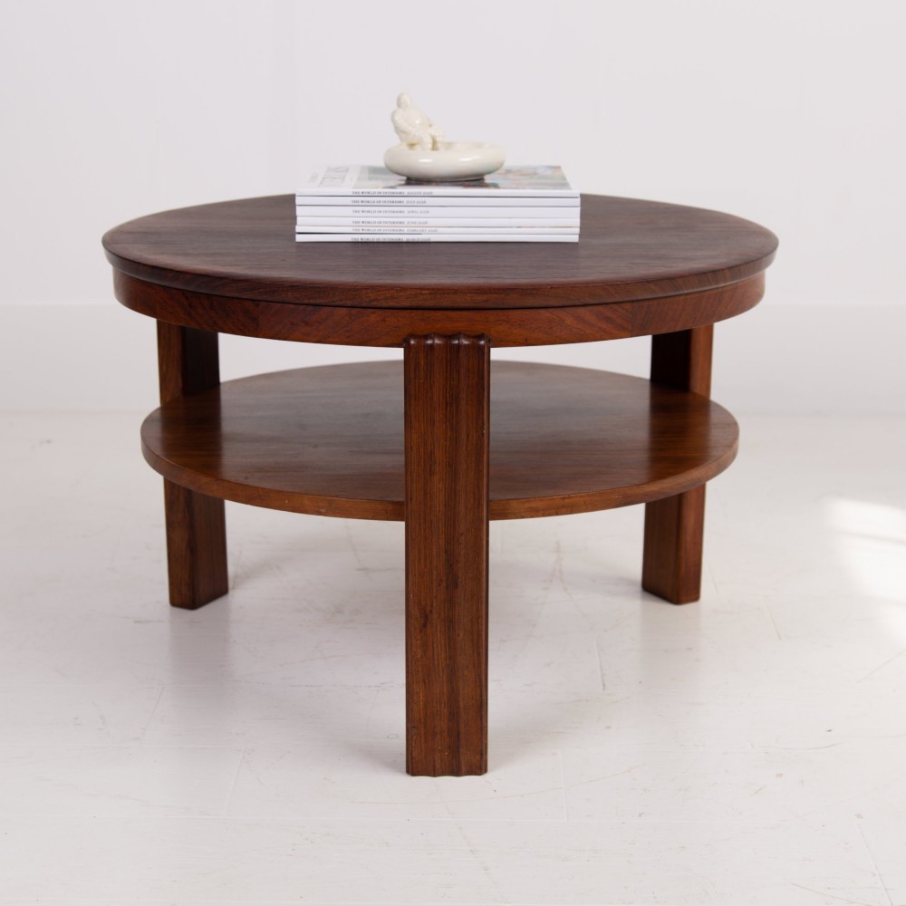 Rare Art Deco Gordon Russell Rosewood Side Coffee Table C1930 View II