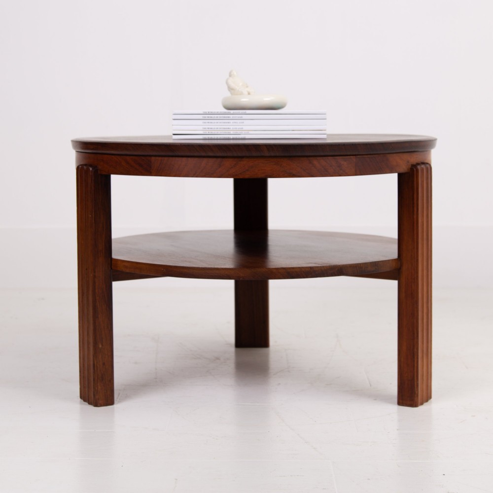 Rare Art Deco Gordon Russell Rosewood Side Coffee Table C1930 View III