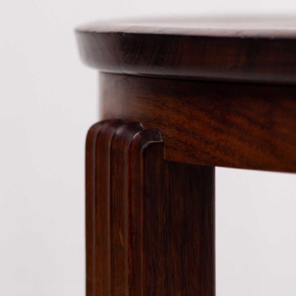 Rare Art Deco Gordon Russell Rosewood Side Coffee Table C1930 View VIII