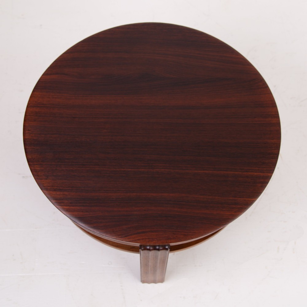 Rare Art Deco Gordon Russell Rosewood Side Coffee Table C1930 View IX