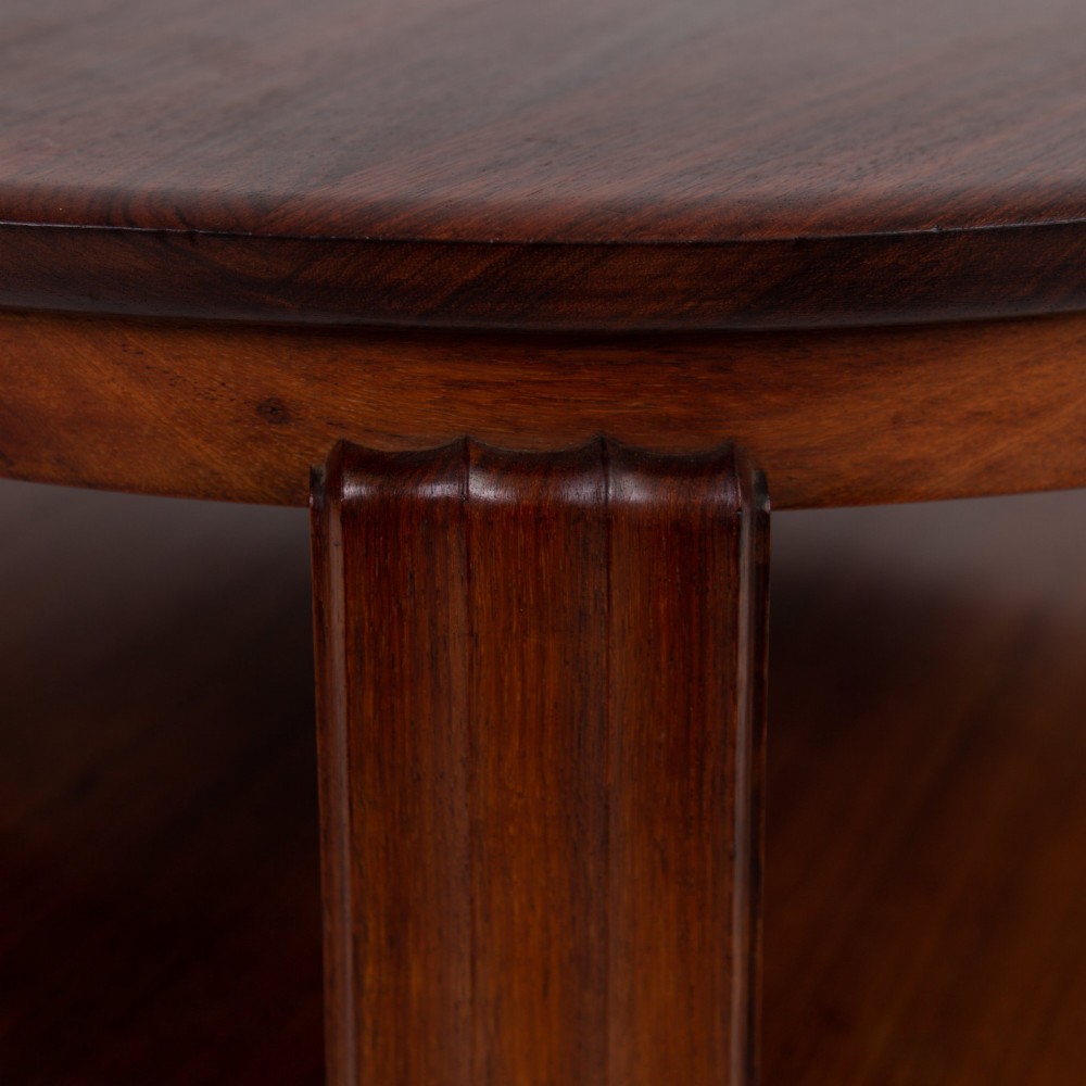 Rare Art Deco Gordon Russell Rosewood Side Coffee Table C1930 View XI