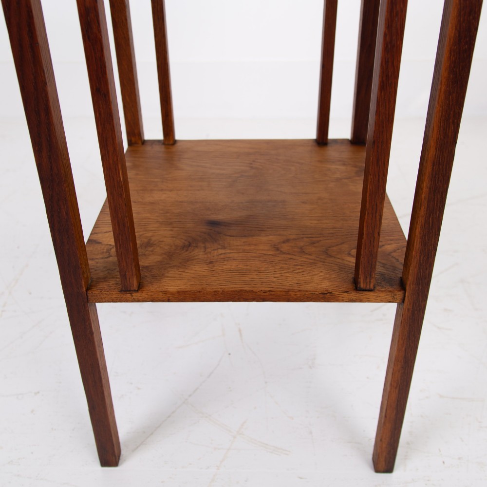 A Glasgow School Oak Arts and Crafts Side Table 1910 View VI