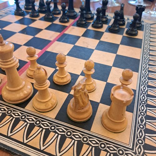 STAUNTON VICTORIAN CHESS SET - ADDITIONAL PHOTO 11