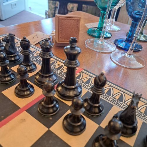 STAUNTON VICTORIAN CHESS SET - ADDITIONAL PHOTO 12