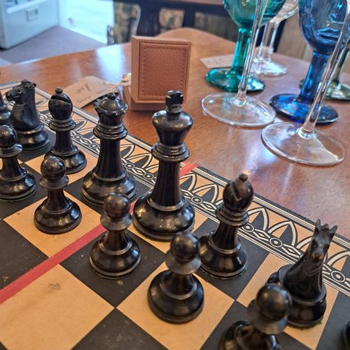STAUNTON VICTORIAN CHESS SET - ADDITIONAL PHOTO 13