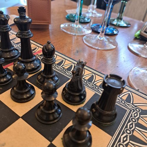 STAUNTON VICTORIAN CHESS SET - ADDITIONAL PHOTO 15