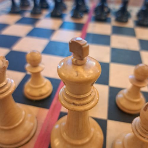 STAUNTON VICTORIAN CHESS SET - ADDITIONAL PHOTO 16