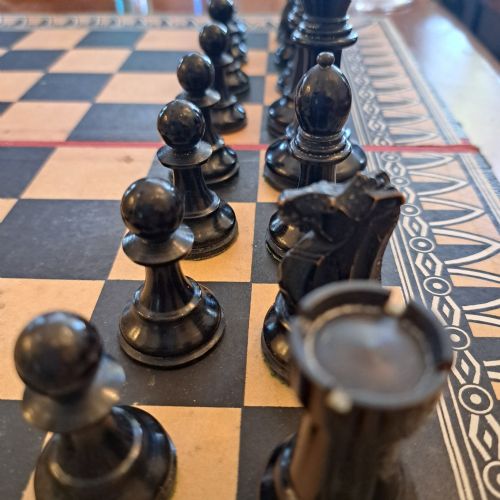 STAUNTON VICTORIAN CHESS SET - ADDITIONAL PHOTO 20