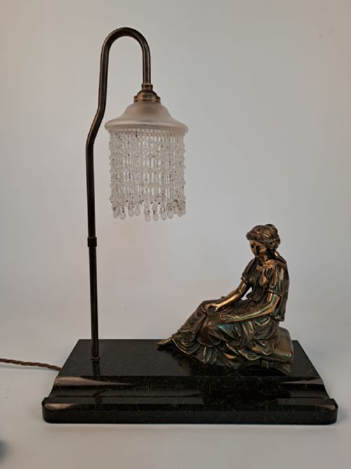 art decco desk lamp - CATEGORY: ANTIQUE LIGHTING - DATED 1920