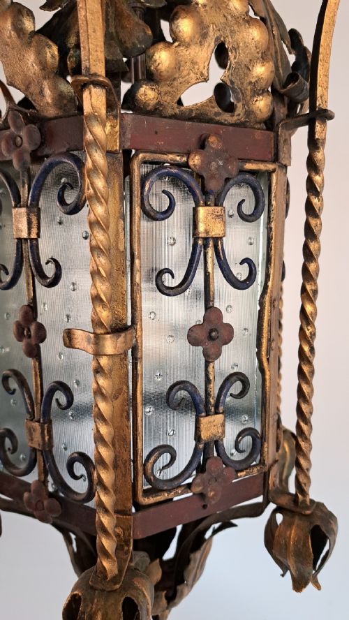 GOTHIC REVIVAL HALL PORCH LANTERN - ADDITIONAL PHOTO 2