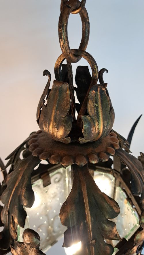 GOTHIC REVIVAL HALL PORCH LANTERN - ADDITIONAL PHOTO 4
