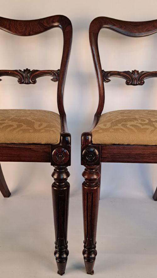 FOUR REGENCY ROSEWOOD CHAIRS - ADDITIONAL PHOTO 3