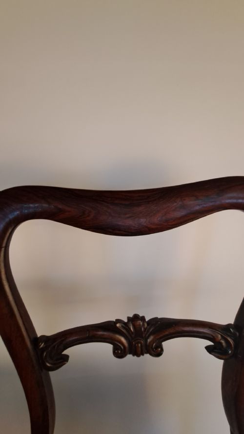 FOUR REGENCY ROSEWOOD CHAIRS - ADDITIONAL PHOTO 8