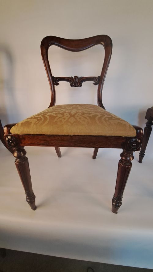 FOUR REGENCY ROSEWOOD CHAIRS - ADDITIONAL PHOTO 10