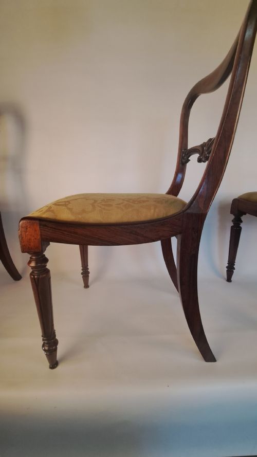 FOUR REGENCY ROSEWOOD CHAIRS - ADDITIONAL PHOTO 13