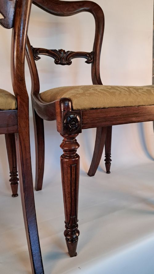 FOUR REGENCY ROSEWOOD CHAIRS - ADDITIONAL PHOTO 16