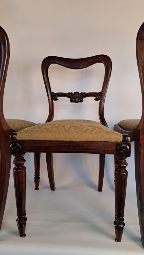 FOUR REGENCY ROSEWOOD CHAIRS - ADDITIONAL PHOTO 21