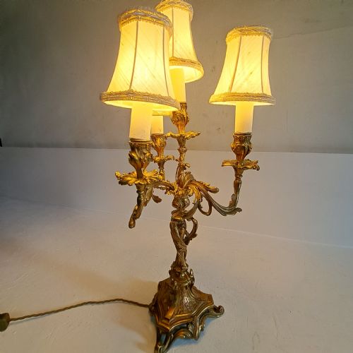 GOLD BRONZE CANDELABRUM - ADDITIONAL PHOTO 10