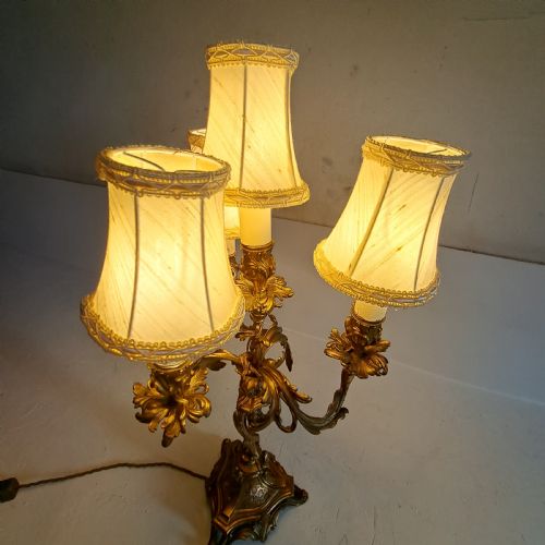 GOLD BRONZE CANDELABRUM - ADDITIONAL PHOTO 11