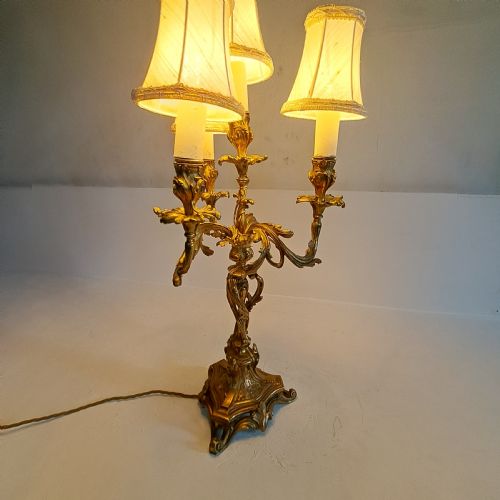 GOLD BRONZE CANDELABRUM - ADDITIONAL PHOTO 16