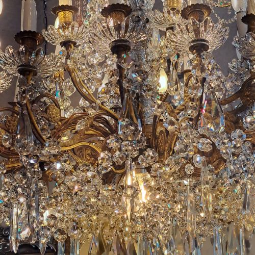 HUGE BACCARAT ELECTROLIER - ADDITIONAL PHOTO 26