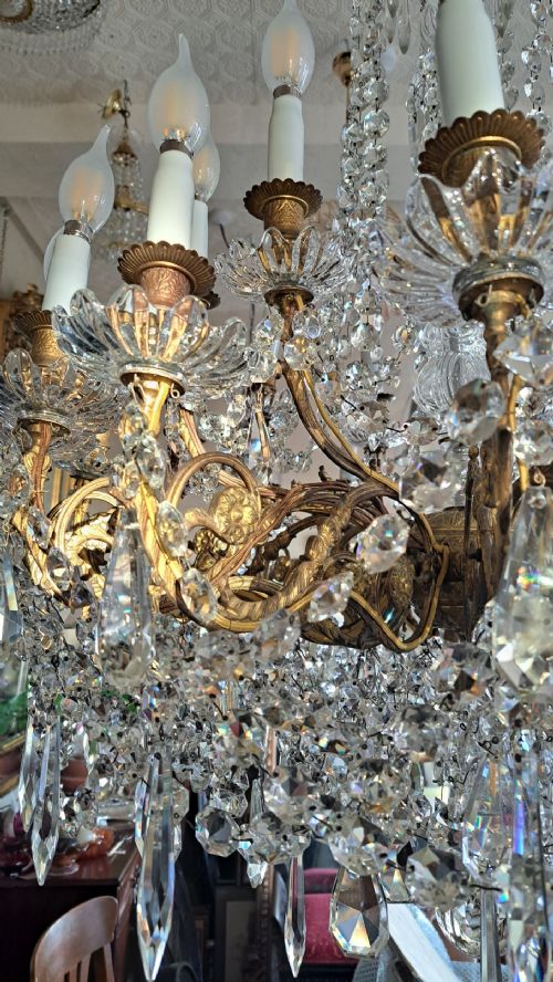 HUGE BACCARAT ELECTROLIER - ADDITIONAL PHOTO 1