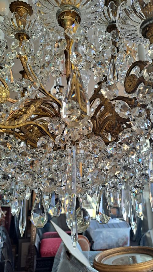 HUGE BACCARAT ELECTROLIER - ADDITIONAL PHOTO 2