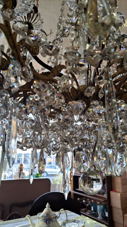 HUGE BACCARAT ELECTROLIER - ADDITIONAL PHOTO 4