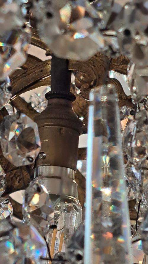HUGE BACCARAT ELECTROLIER - ADDITIONAL PHOTO 11