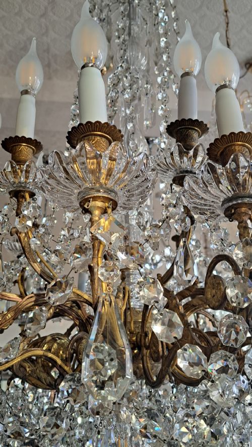 HUGE BACCARAT ELECTROLIER - ADDITIONAL PHOTO 14