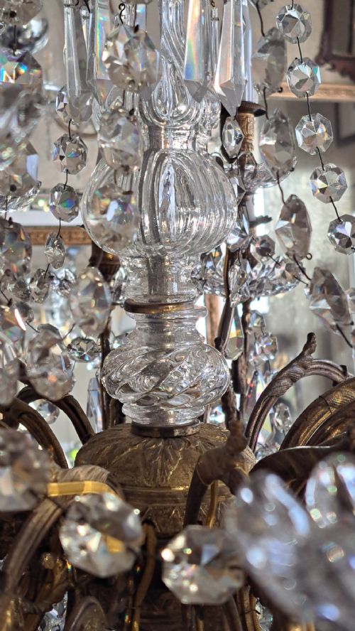 HUGE BACCARAT ELECTROLIER - ADDITIONAL PHOTO 19