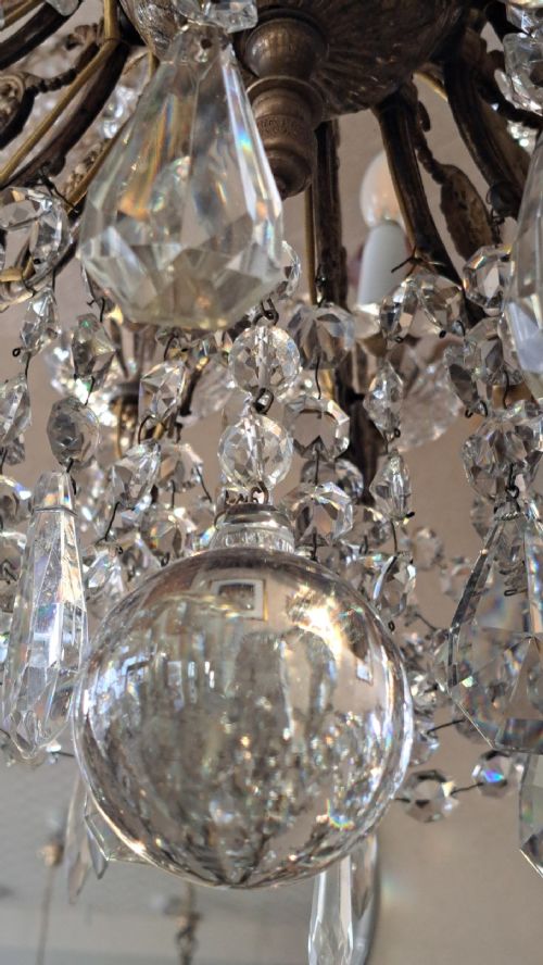 HUGE BACCARAT ELECTROLIER - ADDITIONAL PHOTO 21