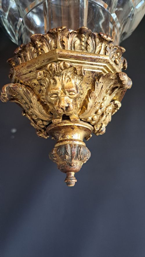 GOLD BRONZE FRENCH LANTERN - ADDITIONAL PHOTO 4