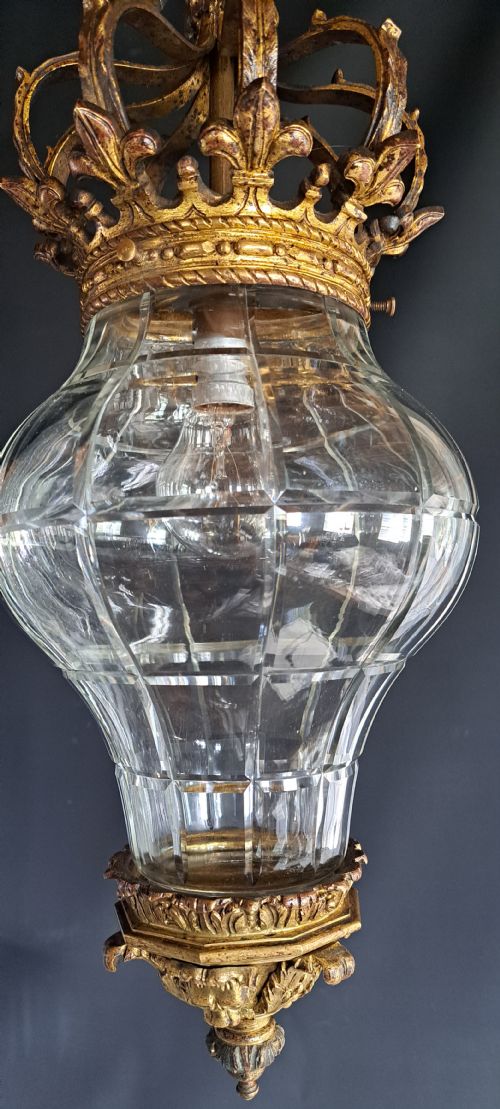 GOLD BRONZE FRENCH LANTERN - ADDITIONAL PHOTO 14