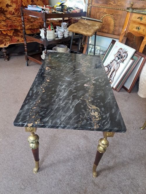MARBLE TOPPED COFFEE TABLE - ADDITIONAL PHOTO 8