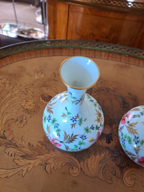 AN ORIGINAL PAIR OF CROWN DERBY BUD VASES - ADDITIONAL PHOTO 11