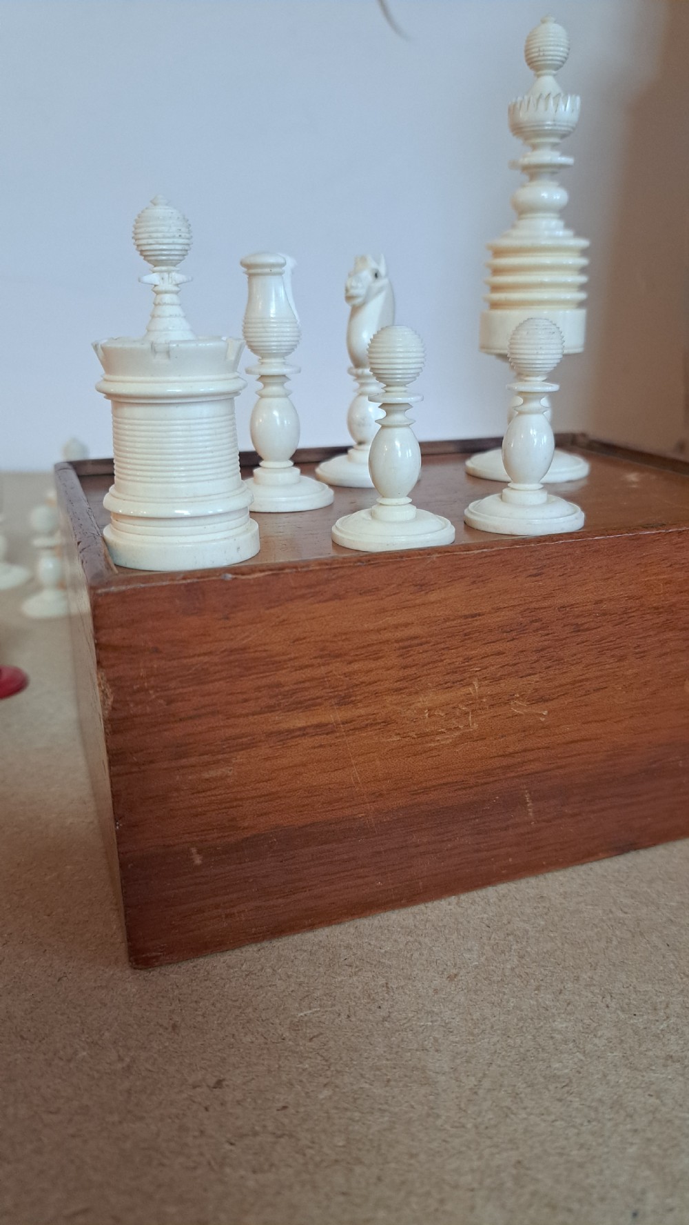 John Barleycorn, bone Chess Set