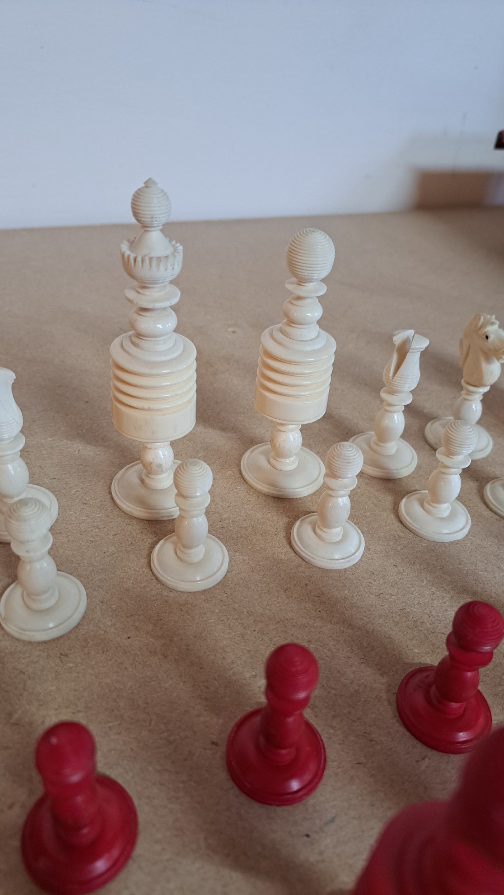 John Barleycorn, bone Chess Set View XI