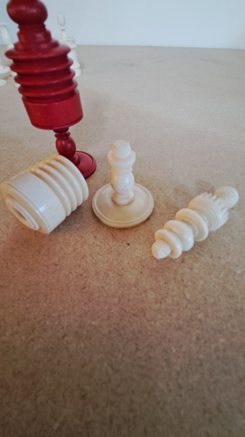 John Barleycorn, bone Chess Set View XVI