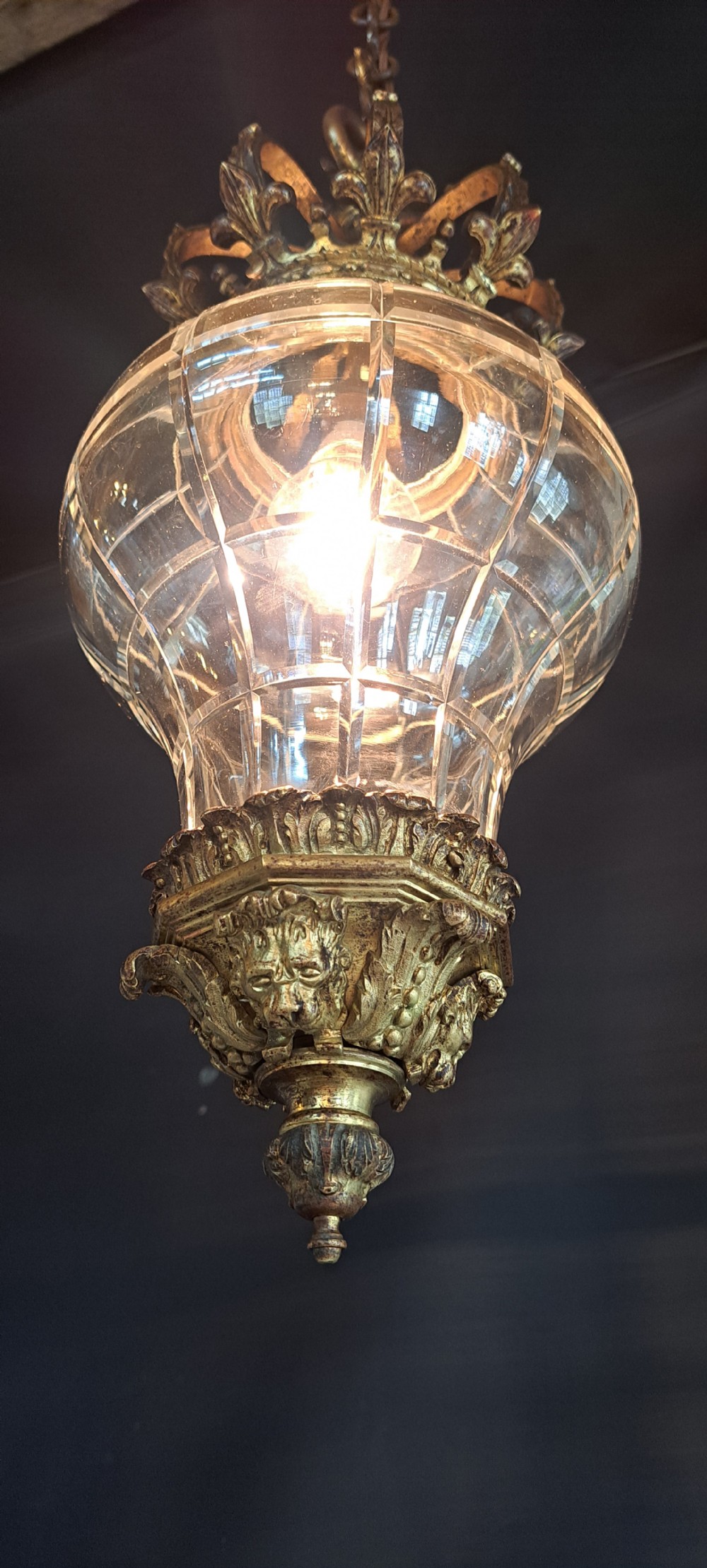 Gold Bronze French Lantern