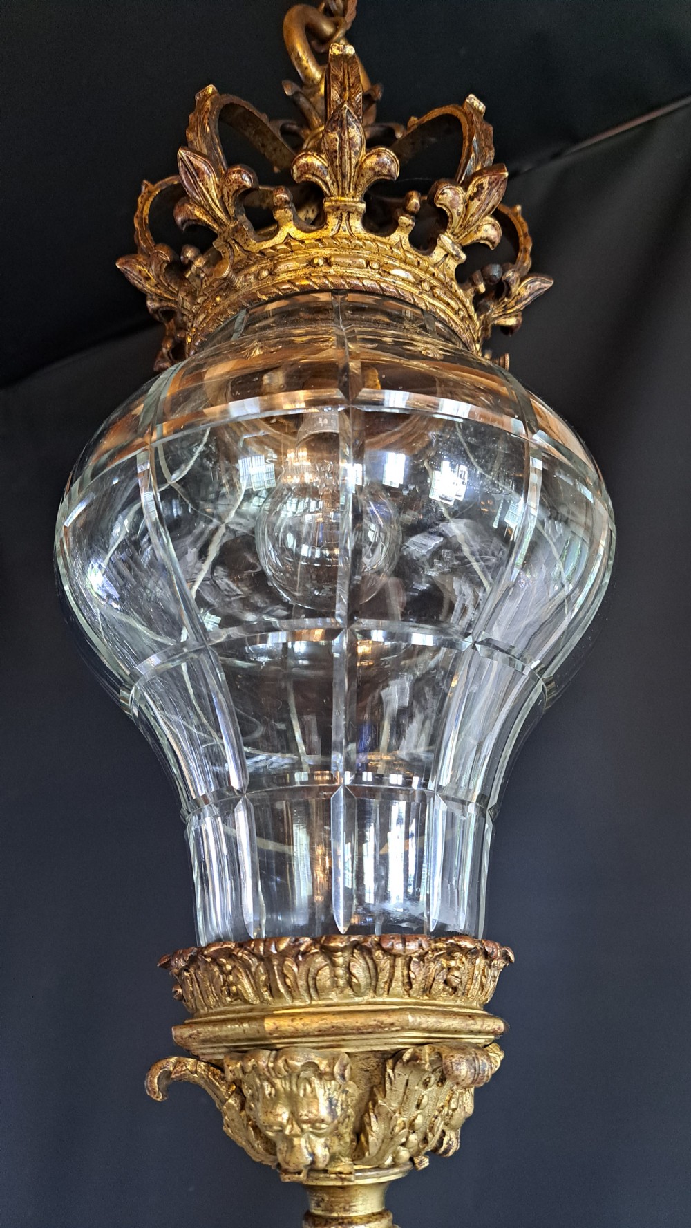 Gold Bronze French Lantern View III