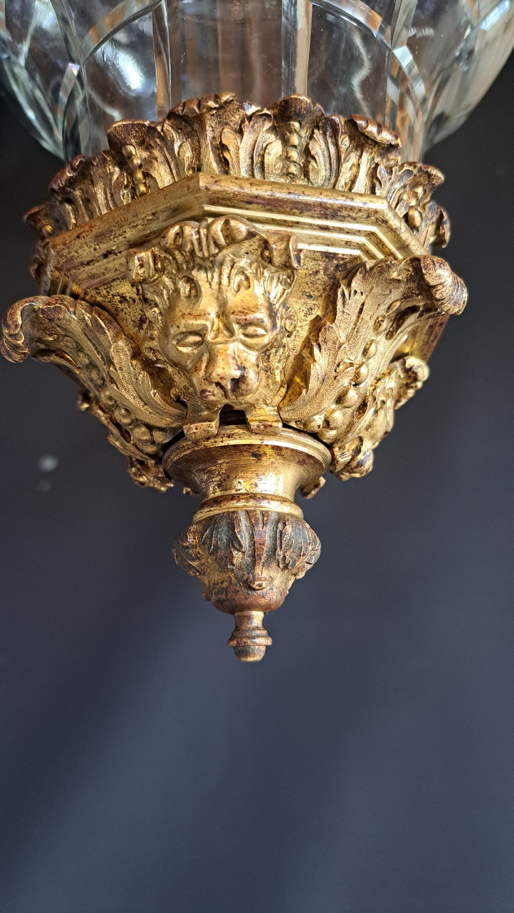 Gold Bronze French Lantern View V