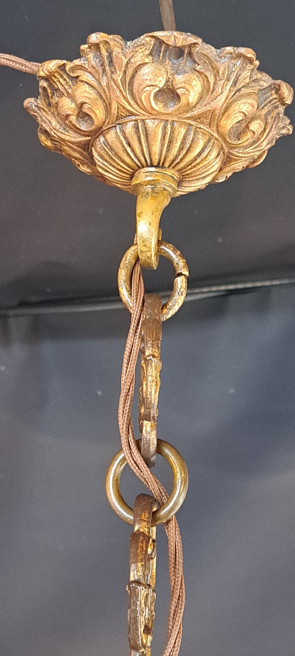 Gold Bronze French Lantern View VIII