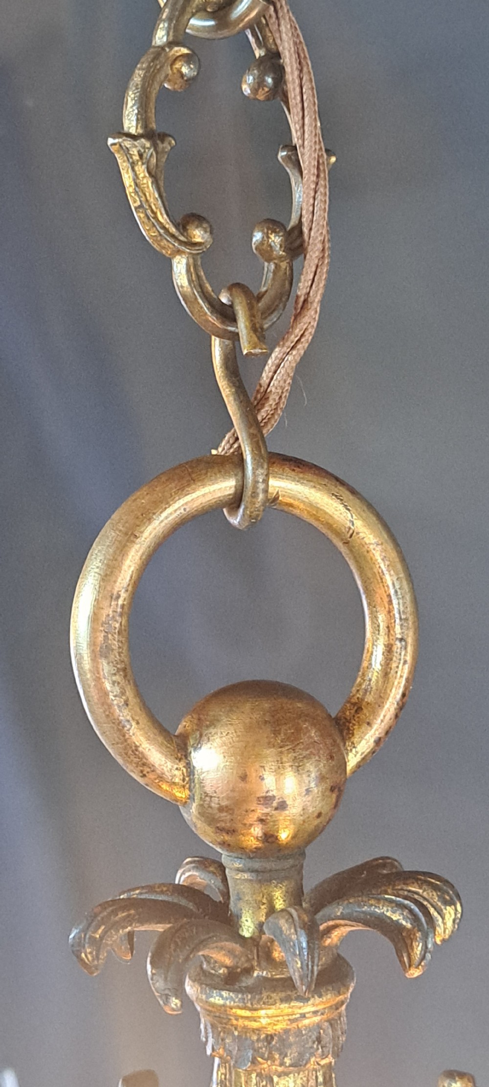 Gold Bronze French Lantern View X